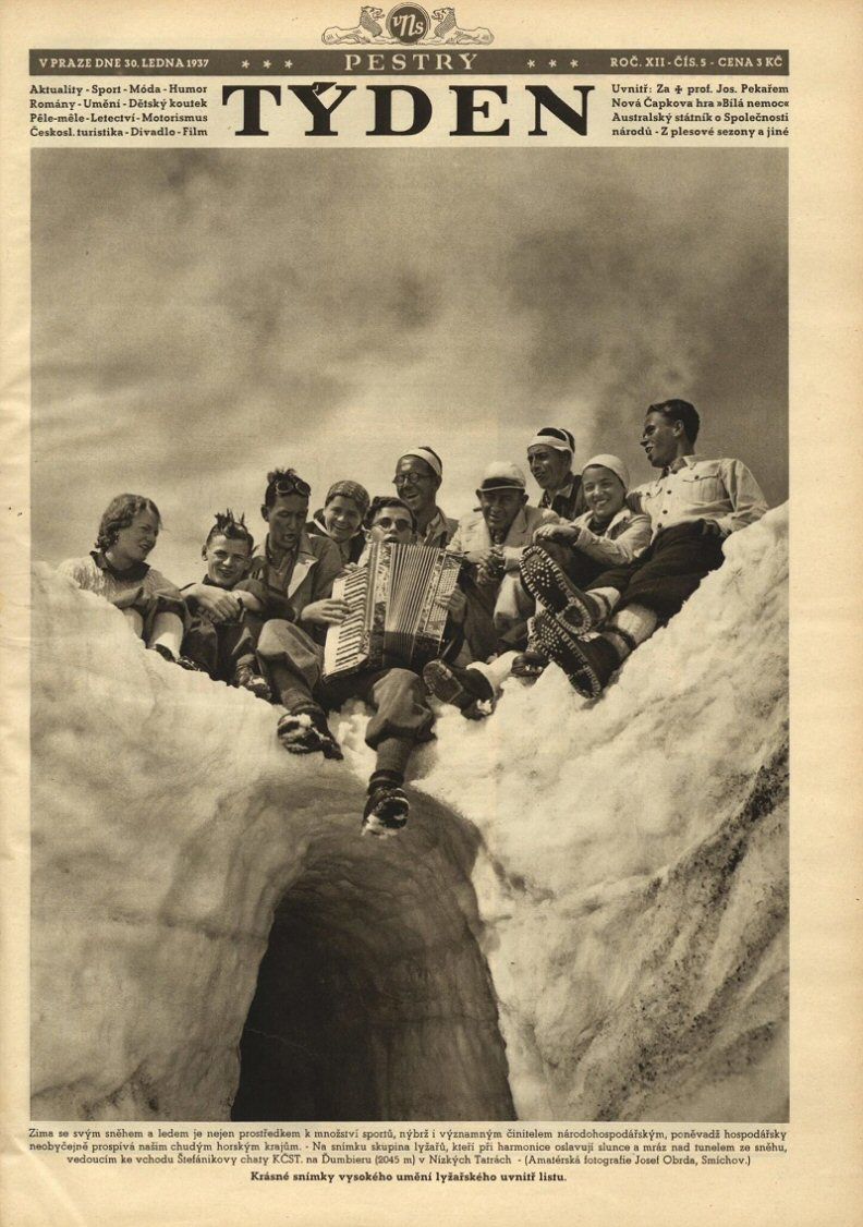 PESTRY TYDEN magazine side cover  12 No  6  30 January 1937